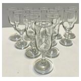 Mixed Lot of Vintage Silverstone Spain Metal Goblets, Glass Cordials, and Brandy Snifters Mixed Lot of Vintage Silverstone Spain Metal Goblets, Glass Cordials, and Brandy Snifters