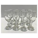 Mixed Lot of Vintage Silverstone Spain Metal Goblets, Glass Cordials, and Brandy Snifters Mixed Lot of Vintage Silverstone Spain Metal Goblets, Glass Cordials, and Brandy Snifters