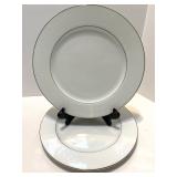 Grace Fine China Concerto Dinnerware Set with Lenox Wedding Promises Cake Server Grace Fine China Concerto Dinnerware Set with Lenox Wedding Promises Cake Server