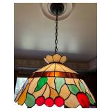 Stained Glass Style Hanging Pendant Lamp with Fruit Motif Stained Glass Style Hanging Pendant Lamp with Fruit Motif