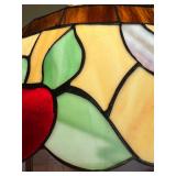Stained Glass Style Hanging Pendant Lamp with Fruit Motif Stained Glass Style Hanging Pendant Lamp with Fruit Motif