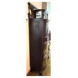 Antique Oak Secretary Bookcase with Curio Cabinet and Stained Glass Antique Oak Secretary Bookcase with Curio Cabinet and Stained Glass