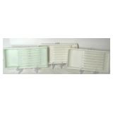 Vintage Dental Trays Assortment with Dividers Vintage Dental Trays Assortment with Dividers