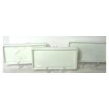 Lot of Vintage Milk Glass Dental Instrument Trays Lot of Vintage Milk Glass Dental Instrument Trays