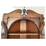 Beautiful Antique Wooden Corner Cabinet with Glass Doors Beautiful Antique Wooden Corner Cabinet with Glass Doors