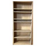 Adjustable Wood Bookcase with Cabinets Adjustable Wood Bookcase with Cabinets