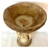 Mixed Home Decor Lot - Cherub Pedestal Bowl, Gold Urn with Fruit, Gilt Cherub Vase Mixed Home Decor Lot - Cherub Pedestal Bowl, Gold Urn with Fruit, Gilt Cherub Vase
