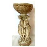 Marwal Vintage Art Nouveau Style Pedestal Figurine Vase Stand Marwal Vintage Art Nouveau Style Pedestal Figurine Vase Stand