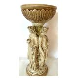 Marwal Vintage Art Nouveau Style Pedestal Figurine Vase Stand Marwal Vintage Art Nouveau Style Pedestal Figurine Vase Stand