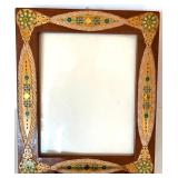 Artisan Mosaic Wood Picture Frames - Set of 3 Artisan Mosaic Wood Picture Frames - Set of 3