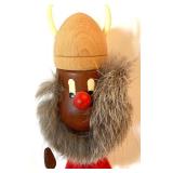 Vintage Wooden Viking Music Box and Nutcracker Figurine Vintage Wooden Viking Music Box and Nutcracker Figurine