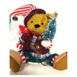 Christmas Decor Lot: Lighted Bear Figurine, Placemats & Holiday Accents Christmas Decor Lot: Lighted Bear Figurine, Placemats & Holiday Accents