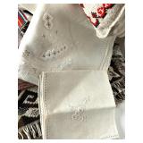 Lot of Vintage Linen and Embroidered Textile Decor Lot of Vintage Linen and Embroidered Textile Decor