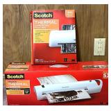 Scotch Advanced Thermal Laminator with 200 Thermal Laminating Pouches Scotch Advanced Thermal Laminator with 200 Thermal Laminating Pouches