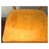 Vintage Childs Wooden Side Chair with wear Vintage Childs Wooden Side Chair with wear