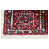 Lot of 4 Vintage Hand-Knotted Wool Area Rugs - Various Oriental Designs Lot of 4 Vintage Hand-Knotted Wool Area Rugs - Various Oriental Designs