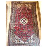 Lot of 4 Vintage Hand-Knotted Wool Area Rugs - Various Oriental Designs Lot of 4 Vintage Hand-Knotted Wool Area Rugs - Various Oriental Designs