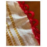 Lot of 2 Vintage Handcrafted Bedspreads and Table Runner Lot of 2 Vintage Handcrafted Bedspreads and Table Runner