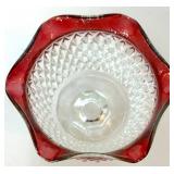 Ruby Red & Clear Glassware Lot - Lenox, Vintage Bowls, Plates, Pitcher Ruby Red & Clear Glassware Lot - Lenox, Vintage Bowls, Plates, Pitcher