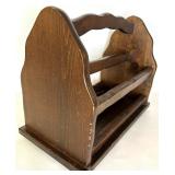 Wood Kitchen/Bathroom/Office Organizers and Step Stool Lot Wood Kitchen/Bathroom/Office Organizers and Step Stool Lot
