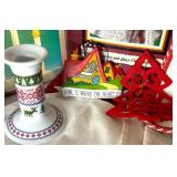 Holiday and Christmas Decor Assortment, Includes Old World Santa Holiday and Christmas Decor Assortment, Includes Old World Santa
