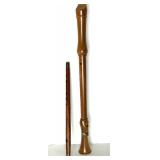 Th. Mollenhauer Wooden Recorder and Additional Wooden Fife Th. Mollenhauer Wooden Recorder and Additional Wooden Fife