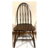 Pair of Windsor Style Wooden Arm and Side Chairs Pair of Windsor Style Wooden Arm and Side Chairs