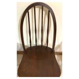 Pair of Windsor Style Wooden Arm and Side Chairs Pair of Windsor Style Wooden Arm and Side Chairs