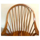 Pair of Windsor Style Wooden Arm and Side Chairs Pair of Windsor Style Wooden Arm and Side Chairs
