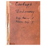 Lot of Vintage Russian, Ukrainian, and English Books and Dictionaries Lot of Vintage Russian, Ukrainian, and English Books and Dictionaries