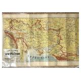Early 1980s Soviet Propaganda Poster USSR Economic Plan 1981-1985 and Map Early 1980s Soviet Propaganda Poster USSR Economic Plan 1981-1985 and Map