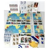 US Stamp Sheet Lot - Norman Rockwell, Moon Landing, World Cup, Minerals & More US Stamp Sheet Lot - Norman Rockwell, Moon Landing, World Cup, Minerals & More