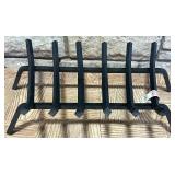 27 inch Fireplace Grate with Brass Andirons 27 inch Fireplace Grate with Brass Andirons
