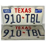 Vintage License Plate Collection - Minnesota, Texas, Florida Assortment Vintage License Plate Collection - Minnesota, Texas, Florida Assortment