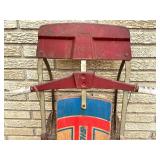 Vintage Silver Streak Wooden Sled with Metal Runners Vintage Silver Streak Wooden Sled with Metal Runners