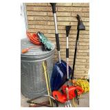 Garden Tool Bundle: Black+Decker Hedge Trimmer, Fiskars Weeder, Pruners, Gloves Garden Tool Bundle: Black+Decker Hedge Trimmer, Fiskars Weeder, Pruners, Gloves