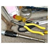 Mixed Lot of Hand Tools, Hardware, and Workshop Supplies Mixed Lot of Hand Tools, Hardware, and Workshop Supplies