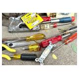 Mixed Lot of Hand Tools, Hardware, and Workshop Supplies Mixed Lot of Hand Tools, Hardware, and Workshop Supplies