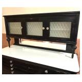 Vintage Dental Cabinet with 14 Metal Drawers and Glass Pulls Vintage Dental Cabinet with 14 Metal Drawers and Glass Pulls