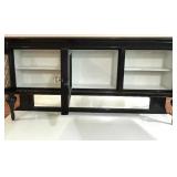 Vintage Dental Cabinet with 14 Metal Drawers and Glass Pulls Vintage Dental Cabinet with 14 Metal Drawers and Glass Pulls
