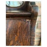 Antique Oak Secretary Bookcase with Curio Cabinet and Stained Glass Antique Oak Secretary Bookcase with Curio Cabinet and Stained Glass