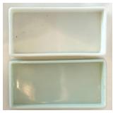 Vintage Milk Glass Dental Trays Assortment Vintage Milk Glass Dental Trays Assortment
