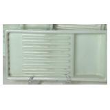 Assorted Milk Glass Dental Trays Assorted Milk Glass Dental Trays