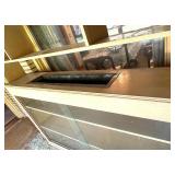 Tall Wall Unit with Display Cabinet and Shelving Tall Wall Unit with Display Cabinet and Shelving