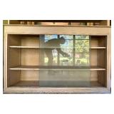Tall Wall Unit with Display Cabinet and Shelving Tall Wall Unit with Display Cabinet and Shelving