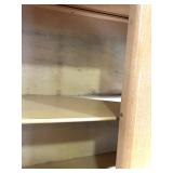 Wooden China Cabinet with Glass Doors and Storage Wooden China Cabinet with Glass Doors and Storage