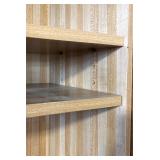 Adjustable Wood Bookcase with Cabinets Adjustable Wood Bookcase with Cabinets