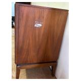 Mid-Century Modern Walnut Credenza with Drawers and Cabinet Mid-Century Modern Walnut Credenza with Drawers and Cabinet