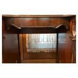 Antique Vanity Desk with Carved Details and Inlay Antique Vanity Desk with Carved Details and Inlay