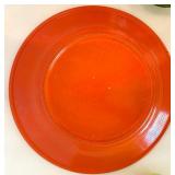 Vintage Mid Century Orange Plate, Apple-Shaped Dish, Glass Ashtray, Pair of Ceramic Chalices Vintage Mid Century Orange Plate, Apple-Shaped Dish, Glass Ashtray, Pair of Ceramic Chalices